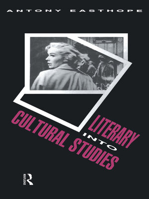 cover image of Literary into Cultural Studies